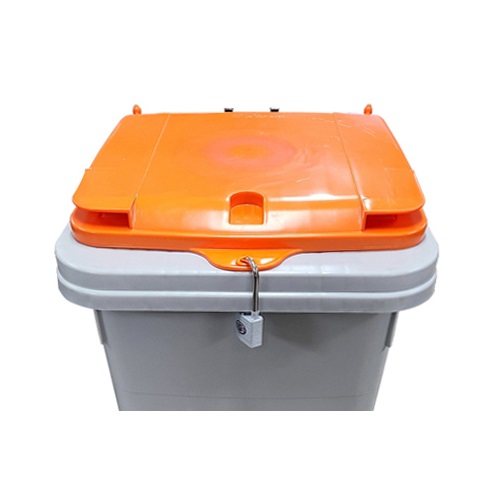 HDPE 국내생산 야외용 120리터 페달형 실외용 쓰레기통 120L 페달식 재활용품 분리수거함