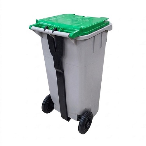 HDPE 국내생산 야외용 120리터 페달형 실외용 쓰레기통 120L 페달식 재활용품 분리수거함