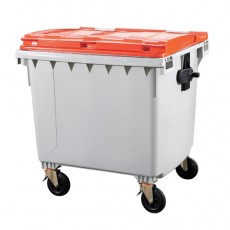 HDPE 1100L 아파트 종량제봉투 대형쓰레기통 1100리터 아파트 쓰레기통 PCS-1100F