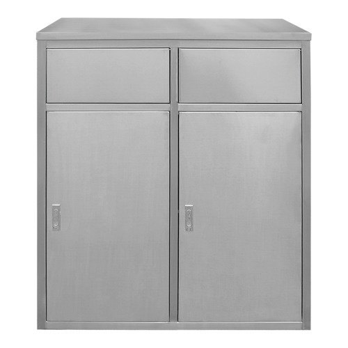 스테인리스 사각 80리터 푸쉬형 쓰레기통 스텐레스 사각 80L 푸쉬형 분리수거함 STC-732