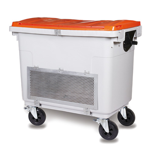HDPE 660L 철망형 아파트 종량제봉투 쓰레기통 660리터 대형쓰레기통 PCS-660M