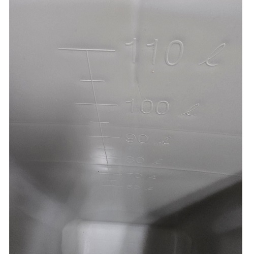 HDPE 자동상차용 120리터 반원바닥형 아파트 음식물쓰레기통 PCS120NBR
