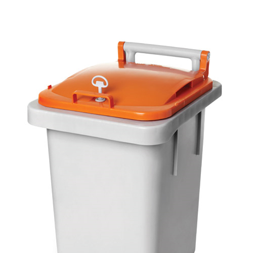 HDPE 60리터 열쇠잠금 시건장치 상차용 음식물쓰레기통 음식물 비닐수거함 STC-60(잠금형)