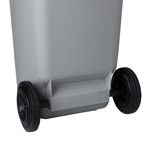 HDPE 120리터 RFID 열쇠잠금 시건장치 상차용 아파트음식물쓰레기통 STC-120(잠금형)