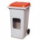 HDPE 240L 투명창 아파트 재활용품 분리수거함 대형쓰레기통