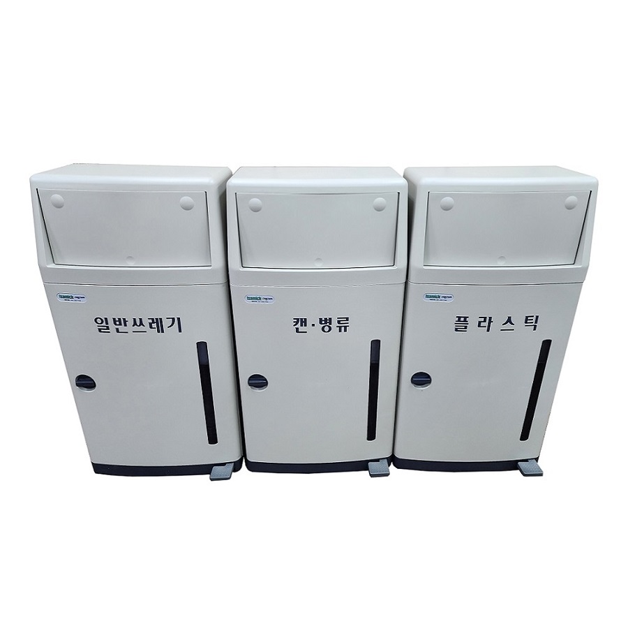 아이삼익 그린가드 사각 페달형 연속비닐 휴지통 PUSH형 쓰레기통 STC-450A/STC-350A