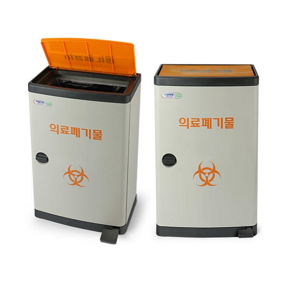 그린가드 의료폐기물 수거함 35리터 의료폐기물 쓰레기통 STC-35H(35L)