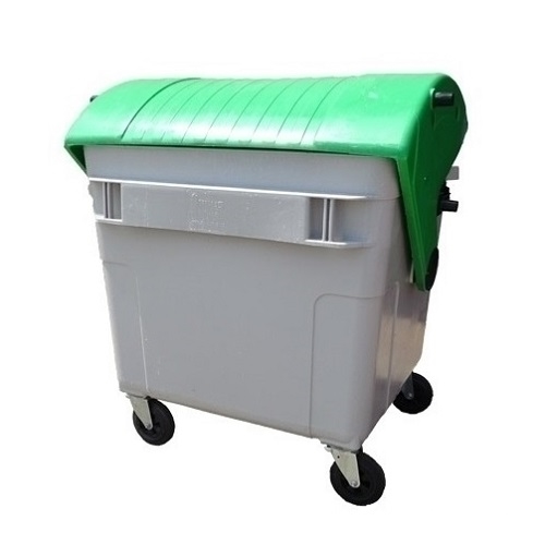 1100리터 뚜껑 라운드형 아파트 종량제 수거함 1100리터 대형 쓰레기통 PCS-1100R