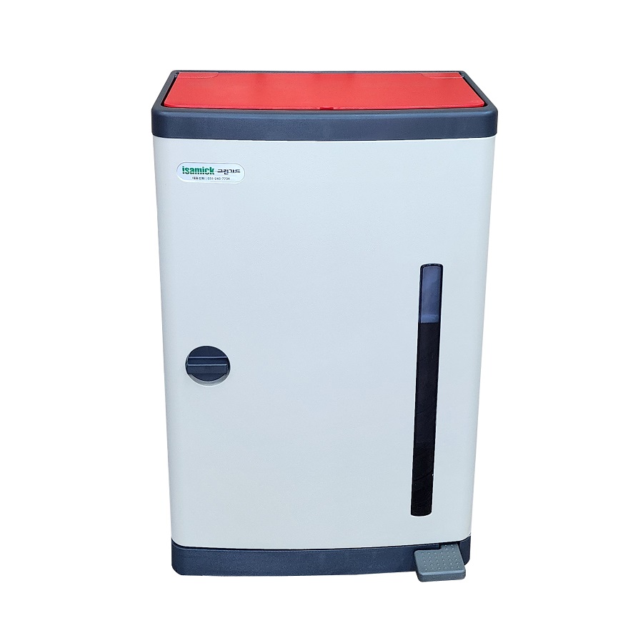 아이삼익 그린가드 35리터 컬러형 분리수거함 슬림형 35L 페달형 쓰레기통 STC-350BN(35L)