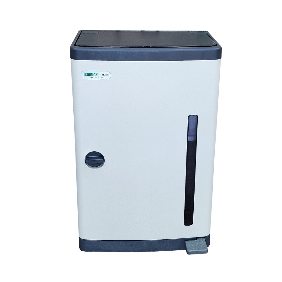 아이삼익 그린가드 35리터 컬러형 분리수거함 슬림형 35L 페달형 쓰레기통 STC-350BN(35L)