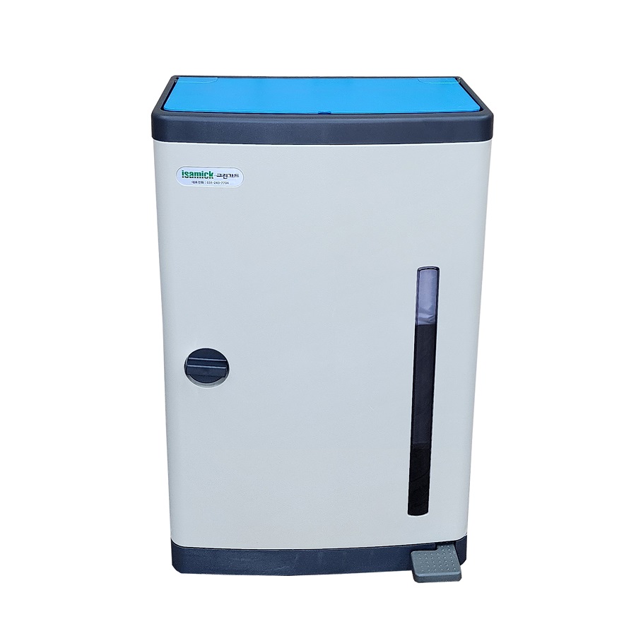 아이삼익 그린가드 35리터 컬러형 분리수거함 슬림형 35L 페달형 쓰레기통 STC-350BN(35L)